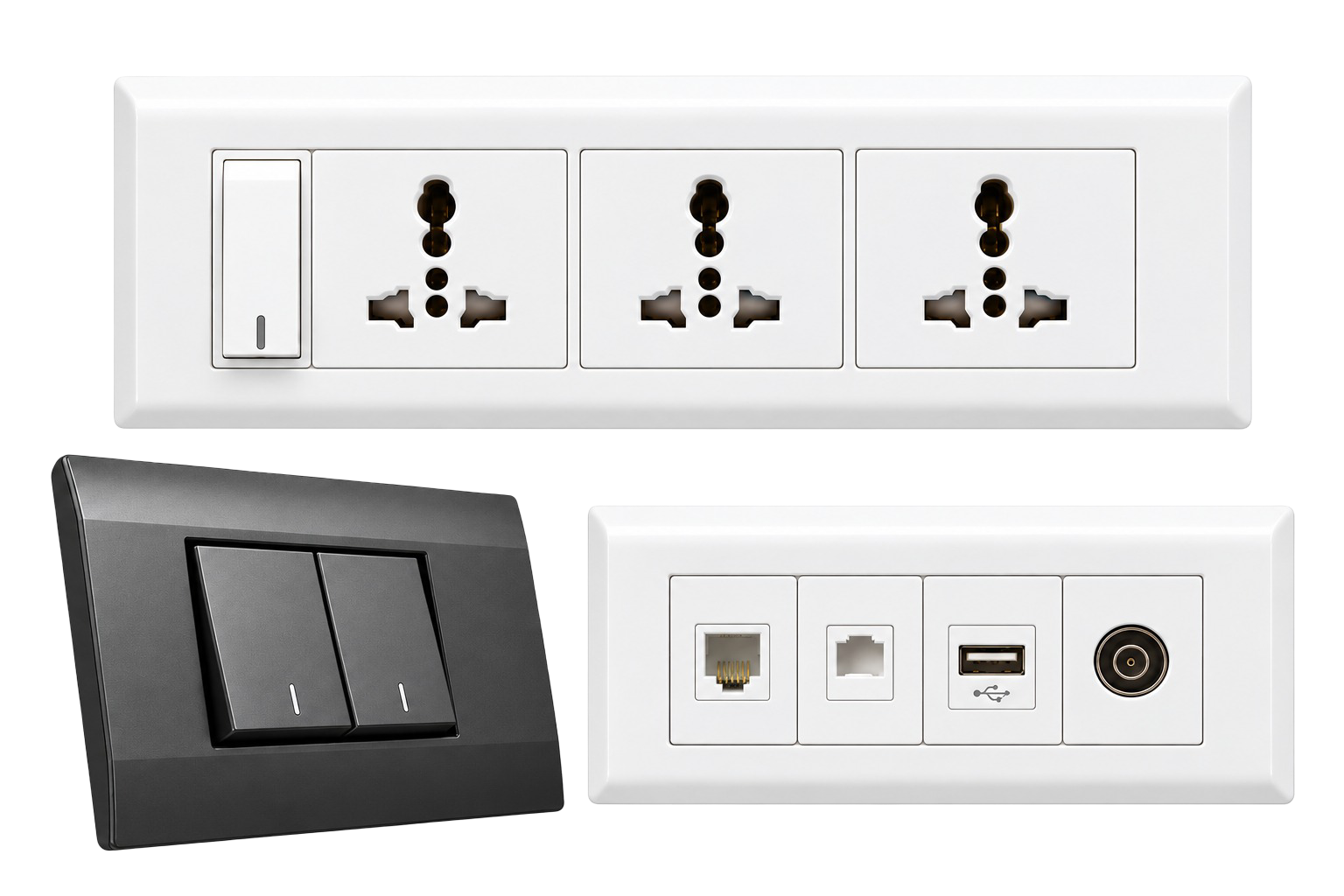 Modular switches & sockets